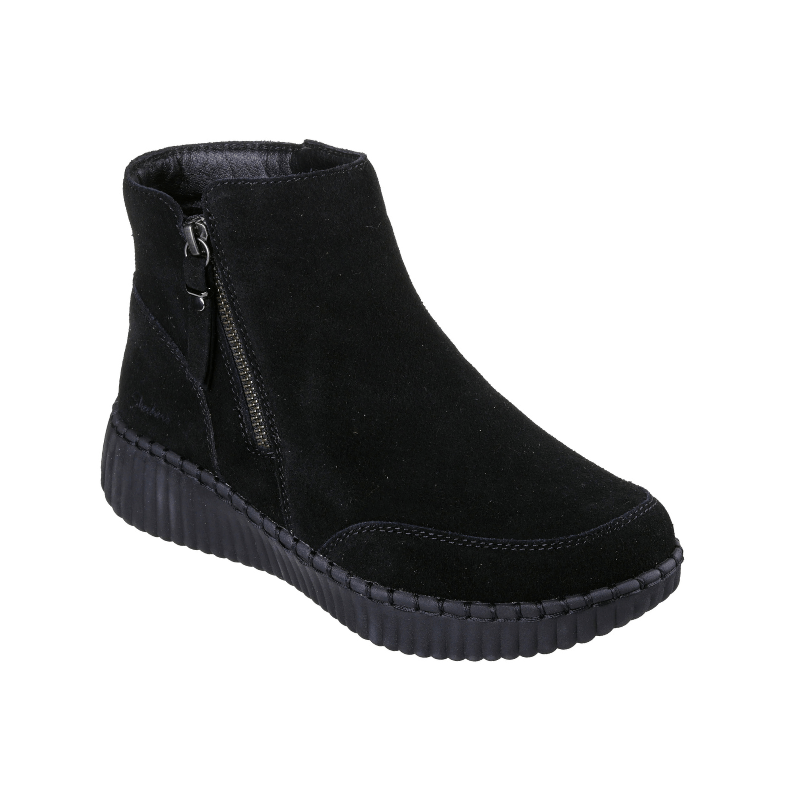 Skechers varmt foret damestøvle - Sort