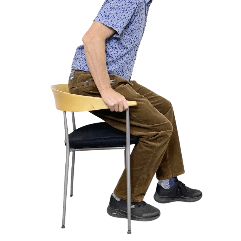 Bløde bukser med elastik - Brun fløjl