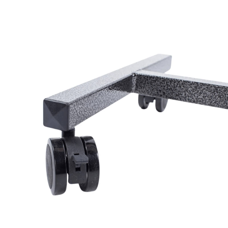 Sengebord med hjul i lyst træ - Seniorshop