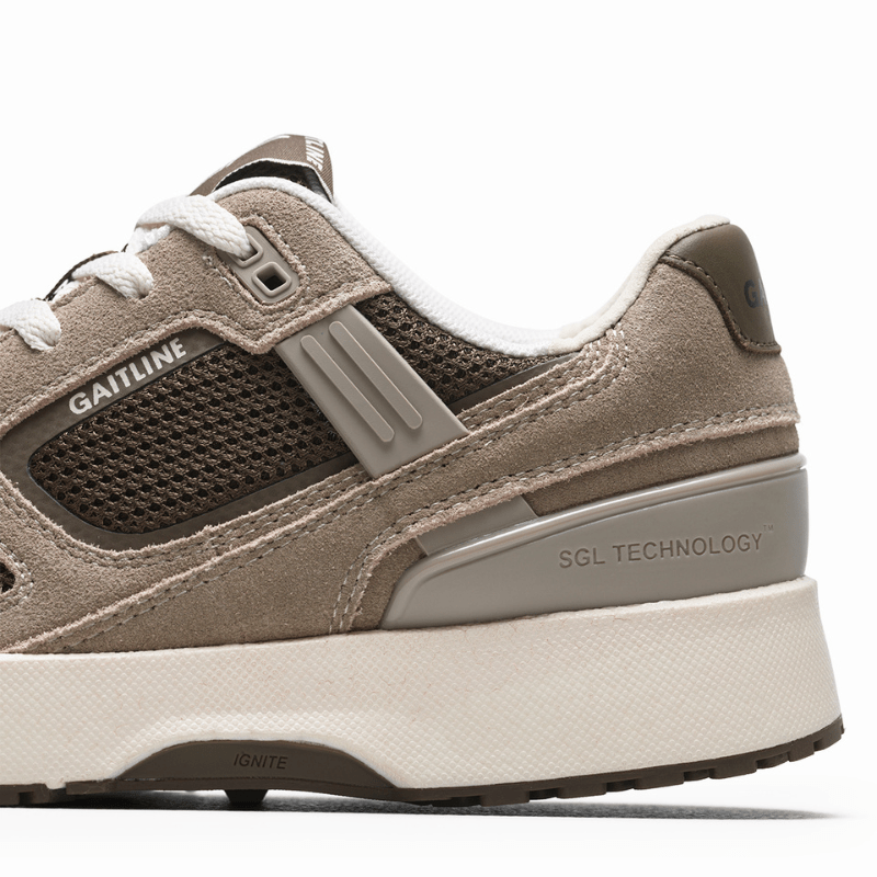 Gaitline Nova Lite damesneaker - Brun - Seniorshop