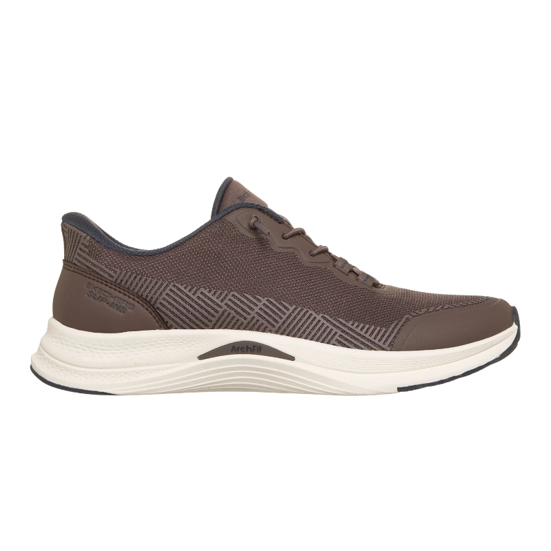 Skechers slip-in damesneaker - Brun
