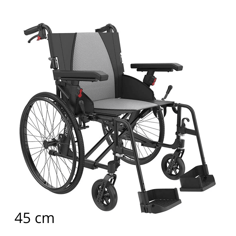 Superlet rejsekørestol - Sædebredde 45 cm