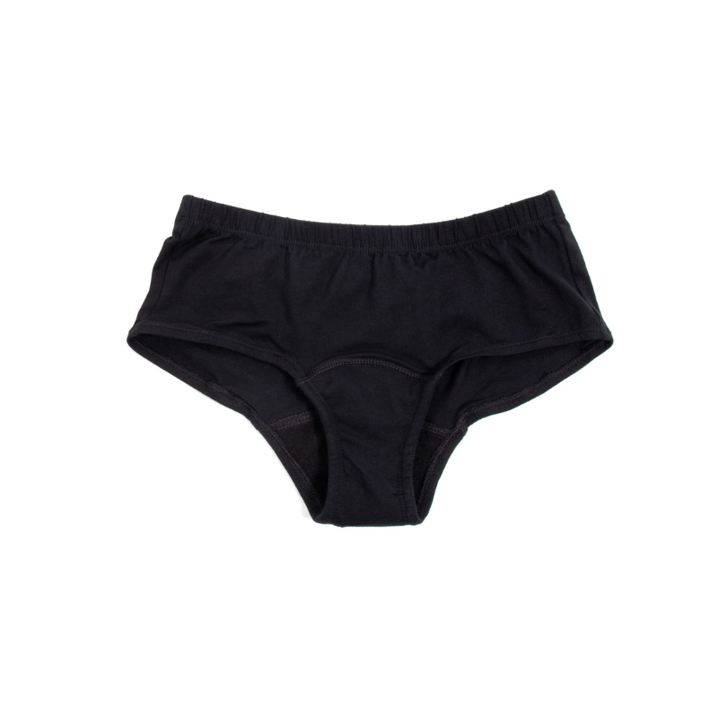 Inkontinens hipster/trusse - Sort