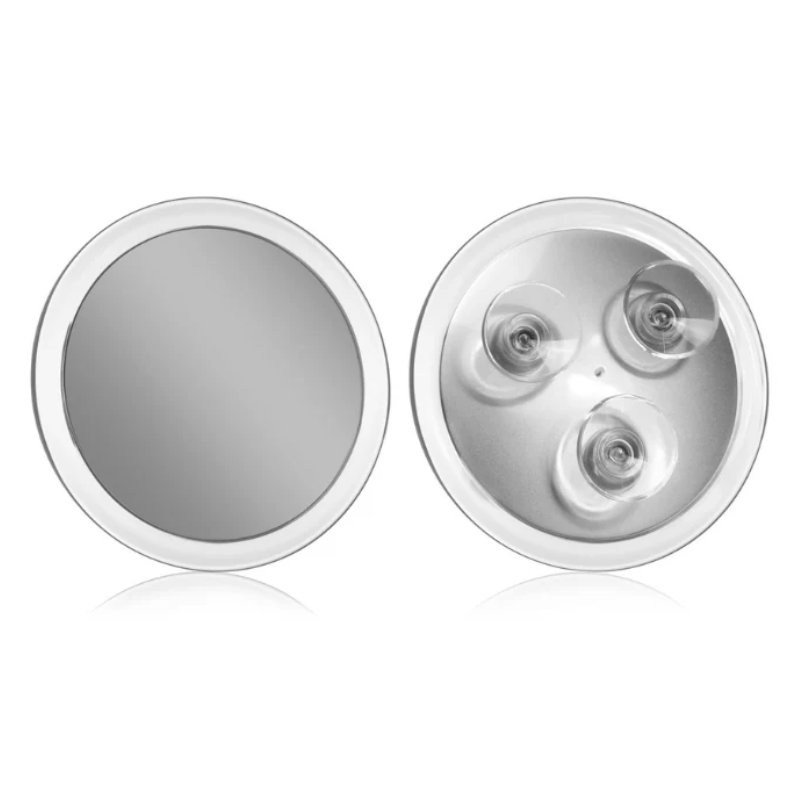 Makeupspejl med sugekopper - 10x forstørrelse