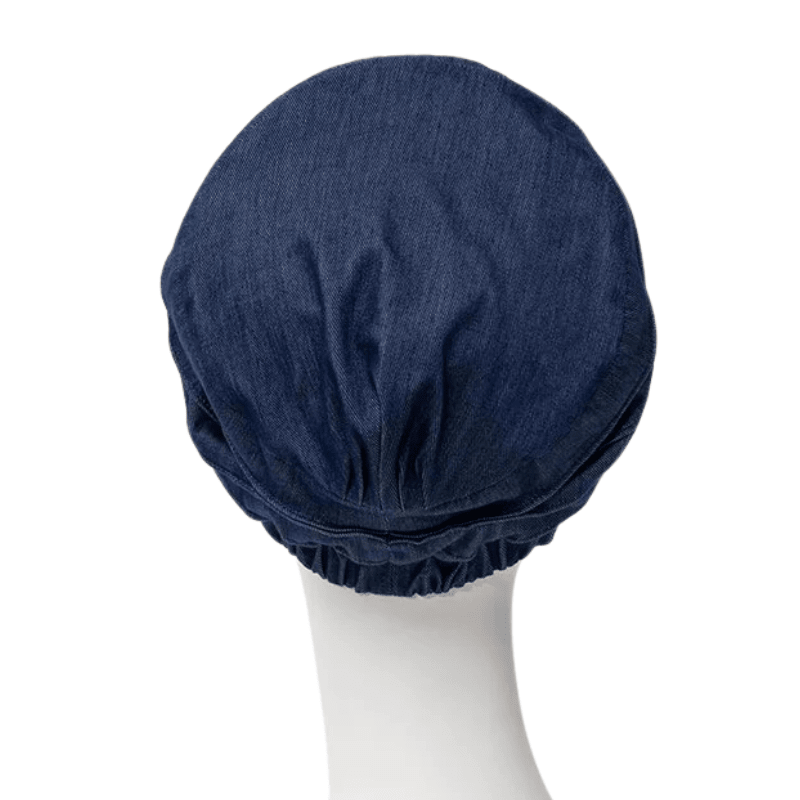 Yoga turban - Dark blue denim