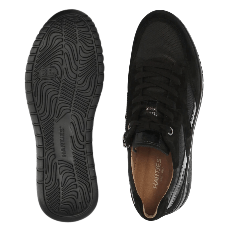 Hartjes fleksibel damesko - Sort