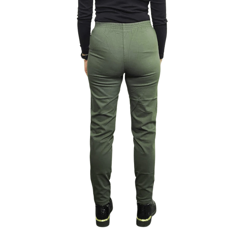 Let forede damebukser - Khaki grøn