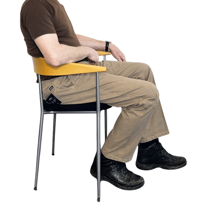 Bukser med elastisk talje - Sand