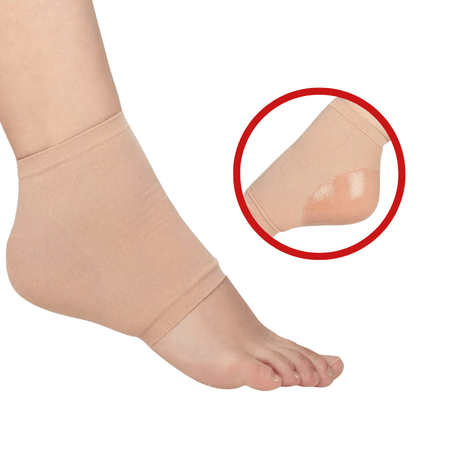 Strømpe mod revner i hælen - HeelPad