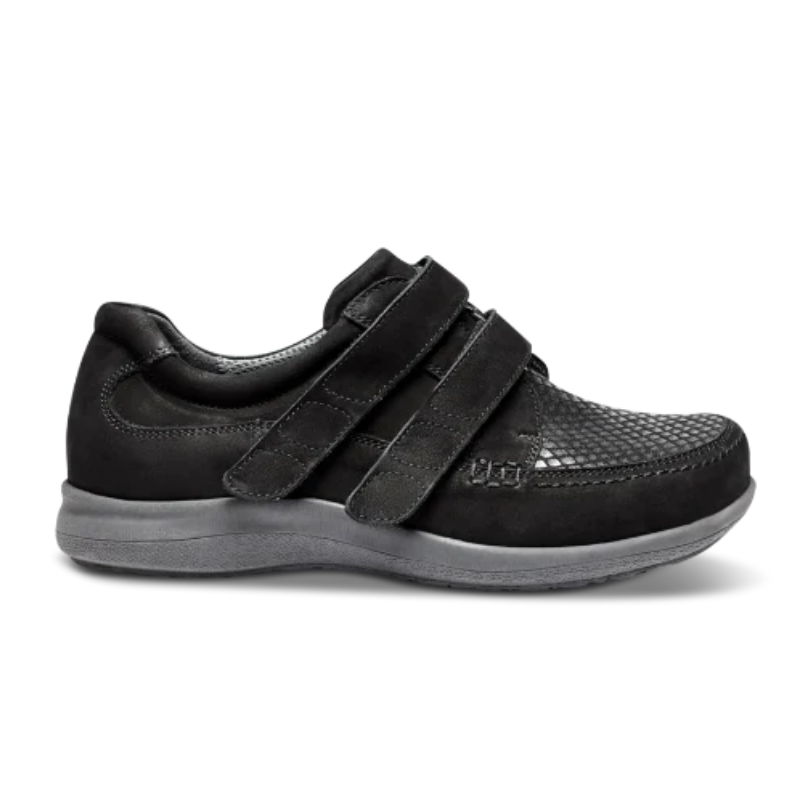 New Feet romslig damesko - Svart