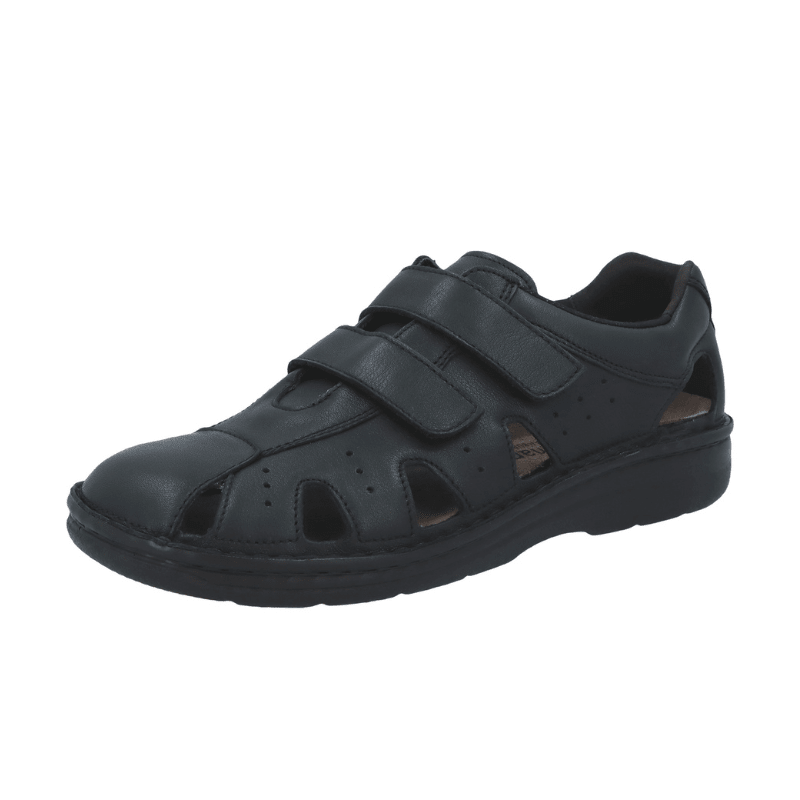 Berkemann lukket herresandal - Sort