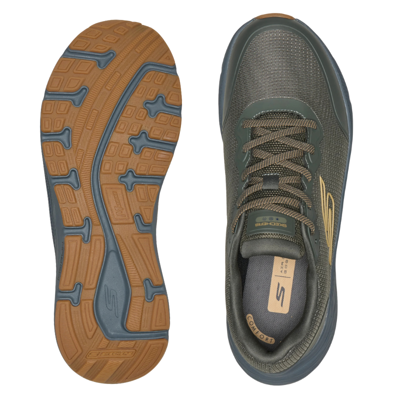 Skechers vanntett herresneaker - Oliven