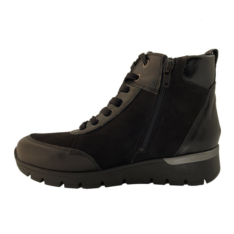 Waldläufer let damestøvle - Sort - Seniorshop