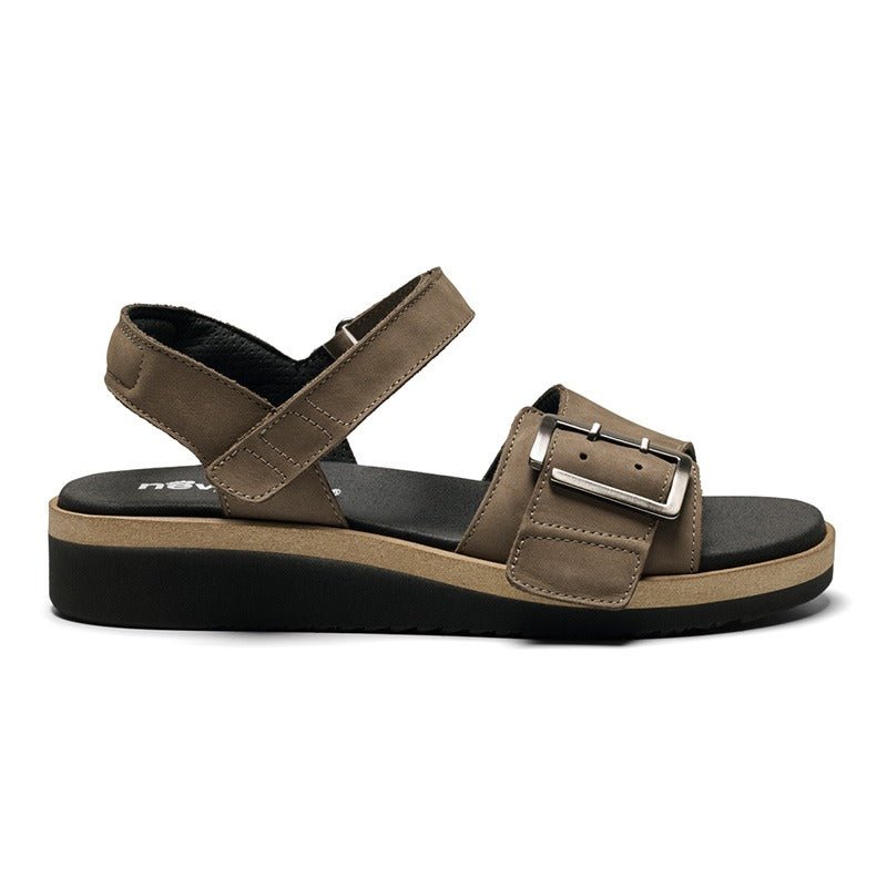 New Feet damesandal - Brun - Seniorshop