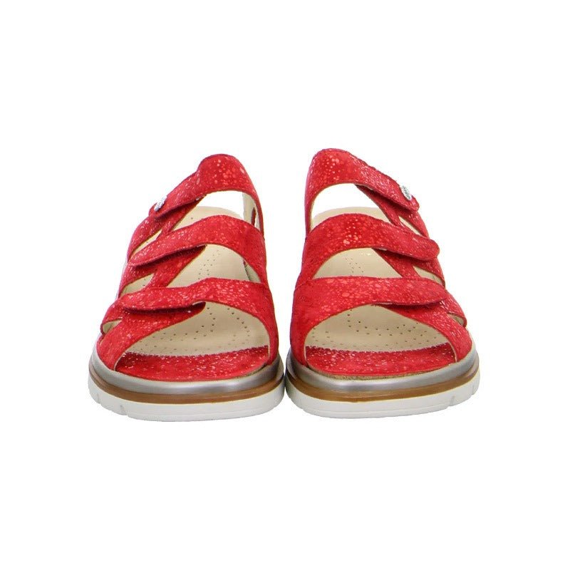 Fidelio dameslipper - Rød - Seniorshop