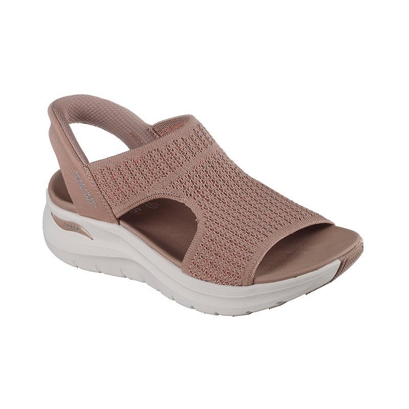 Skechers slip - in damesandal - Sand - Seniorshop