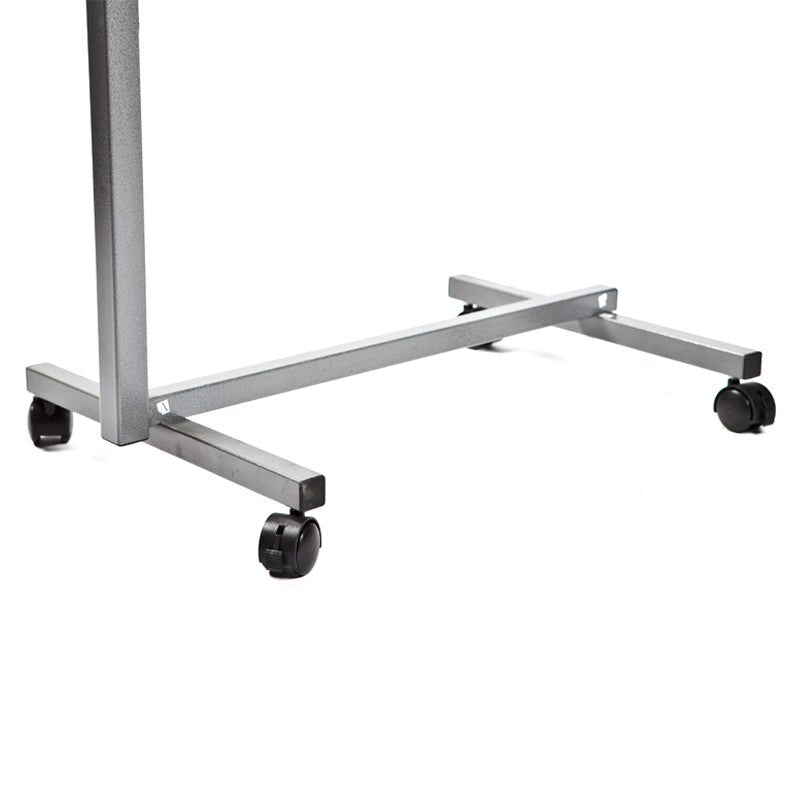 Sengebord med hjul i lyst træ - Seniorshop