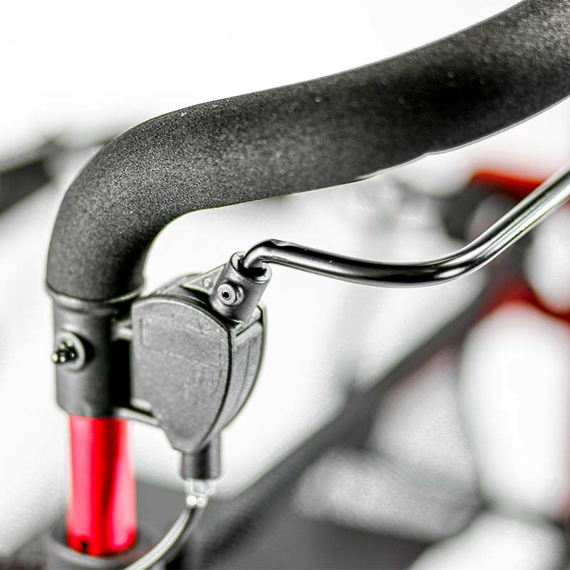 Indendørs rollator - Rød - Seniorshop