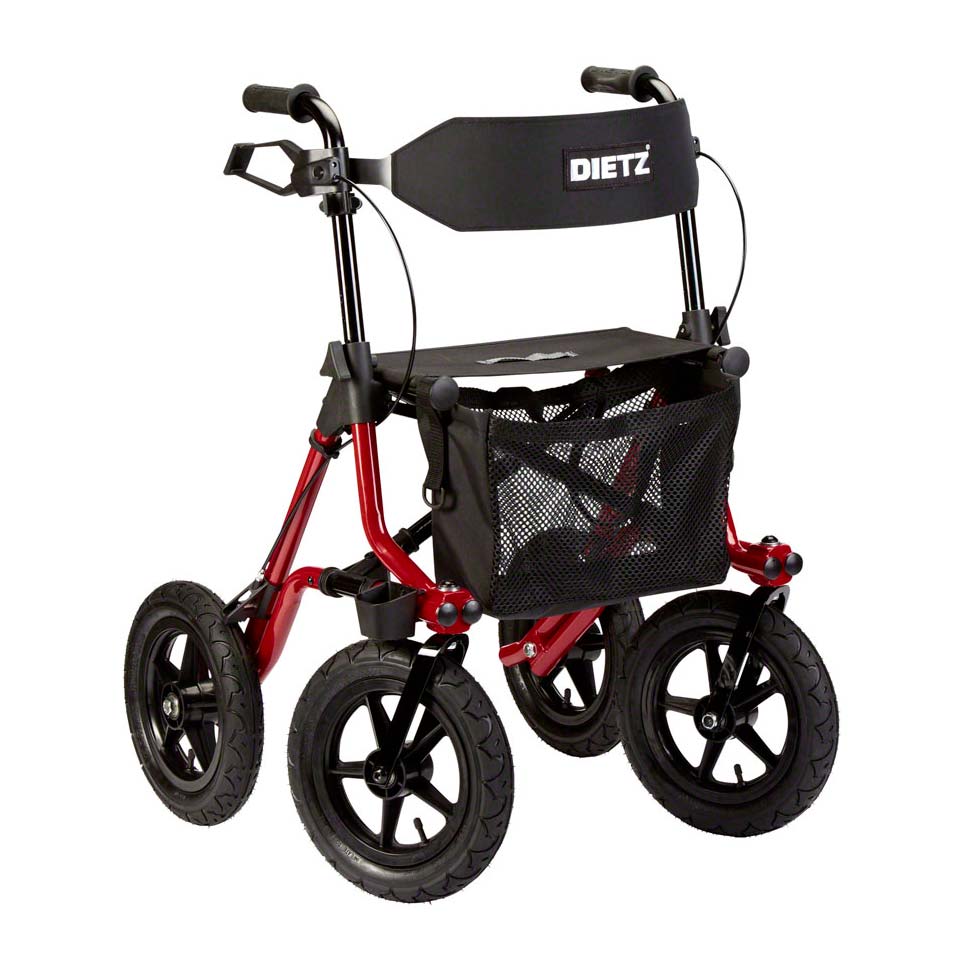 Taima XC rollator - med store luftfyldte hjul - Seniorshop