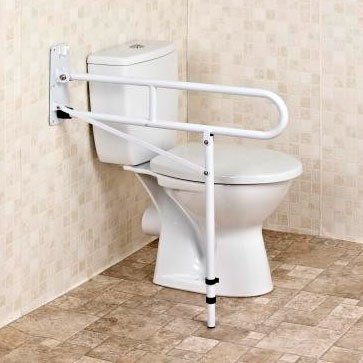 Toiletstøtte - Hvid - Seniorshop