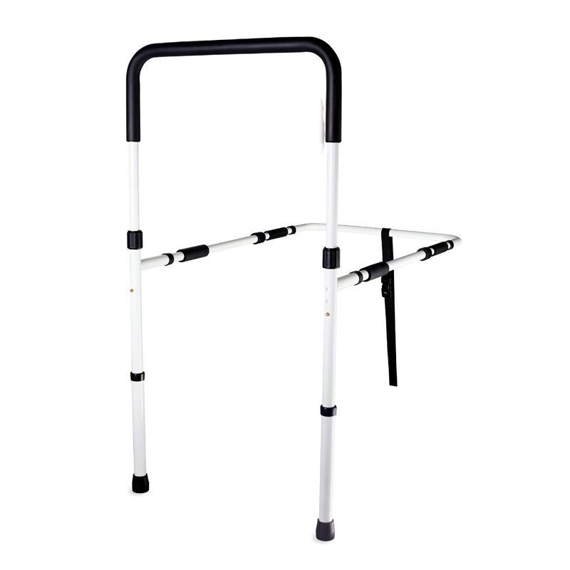 Sengehest med gulvstøtte - Hvid - Seniorshop