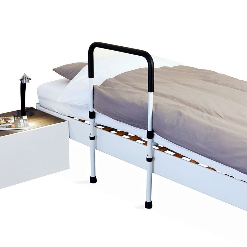 Sengehest med gulvstøtte - Hvid - Seniorshop