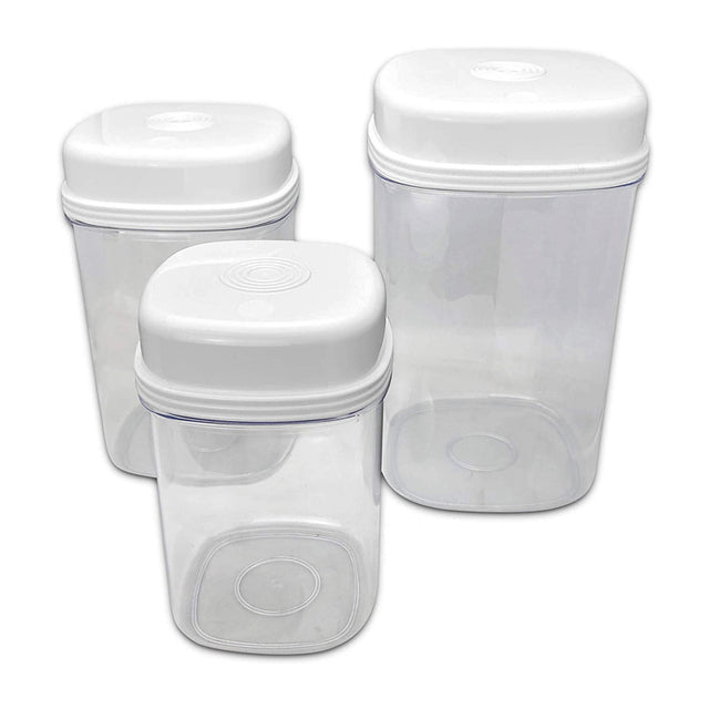 Opbevaringsbøtter til enhåndsbrug - 3 stk. - Seniorshop