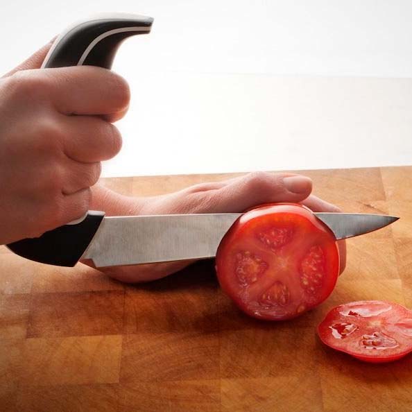 Ergonomisk køkkenkniv med anti - slip - Seniorshop