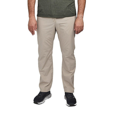 Bukser med lynlås i siden - Sand - Seniorshop