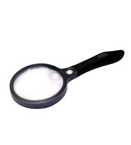 Læselup med ergonomisk greb - 2x/10x forstørrelse - Seniorshop