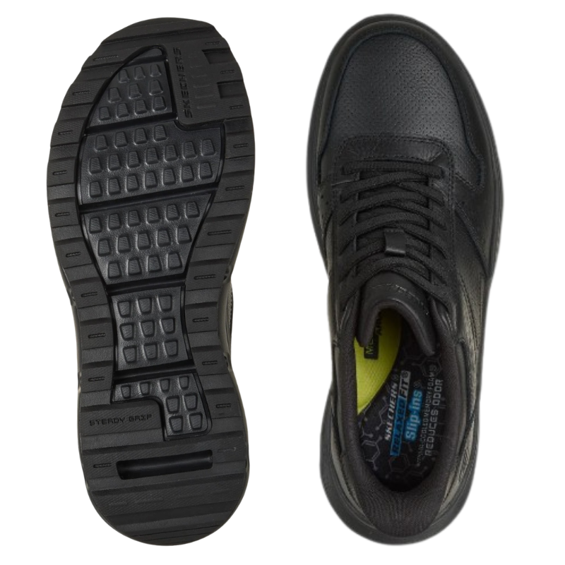 Skechers slip-in herresneaker - Svart