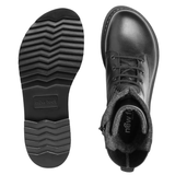 New Feet lang damestøvel – Svart