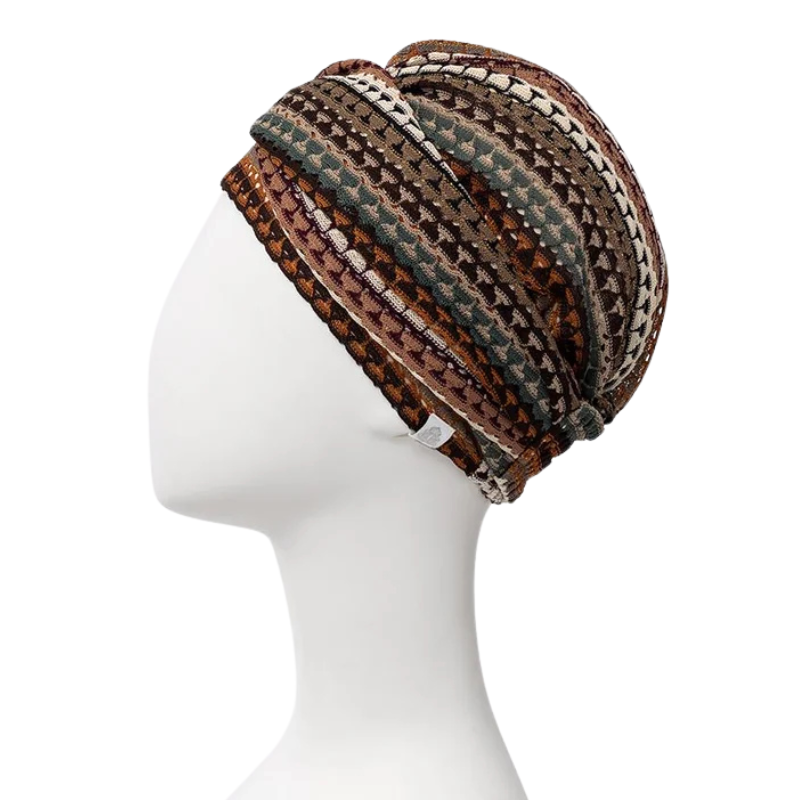 Sapphire Boho-turban - Autumn Lace