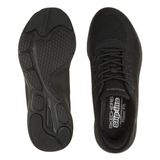 Skechers slip-in damesneaker - Svart