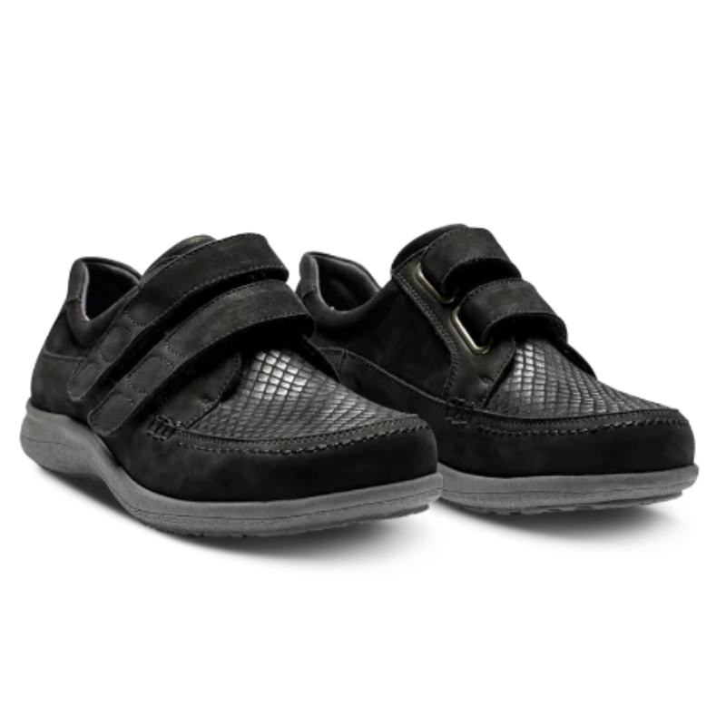 New Feet romslig damesko - Svart