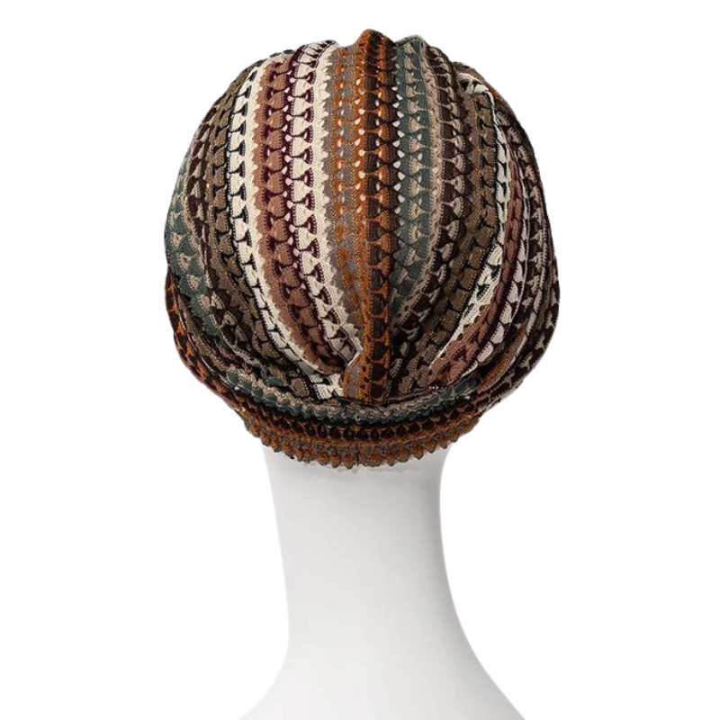 Sapphire Boho-turban - Autumn Lace