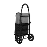 Go Two Compact indkøbsvogn - Grå/sort