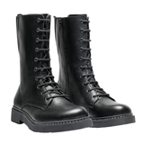 New Feet lang damestøvel – Svart