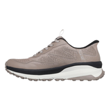 Skechers vanntett slip-in damesneaker - Gråbrun