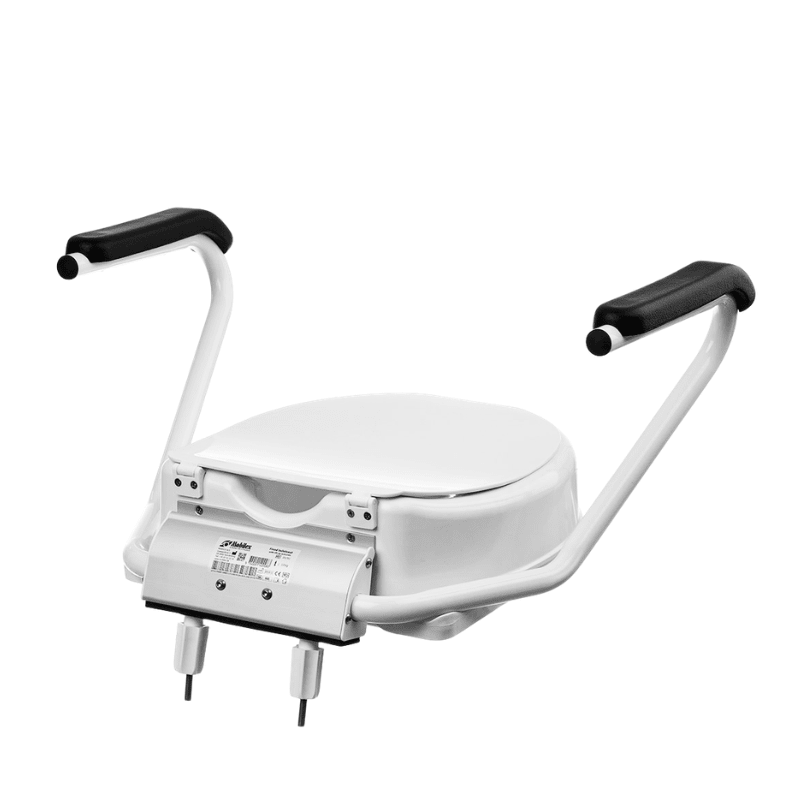 Toiletforhøjer med armlæn og låg