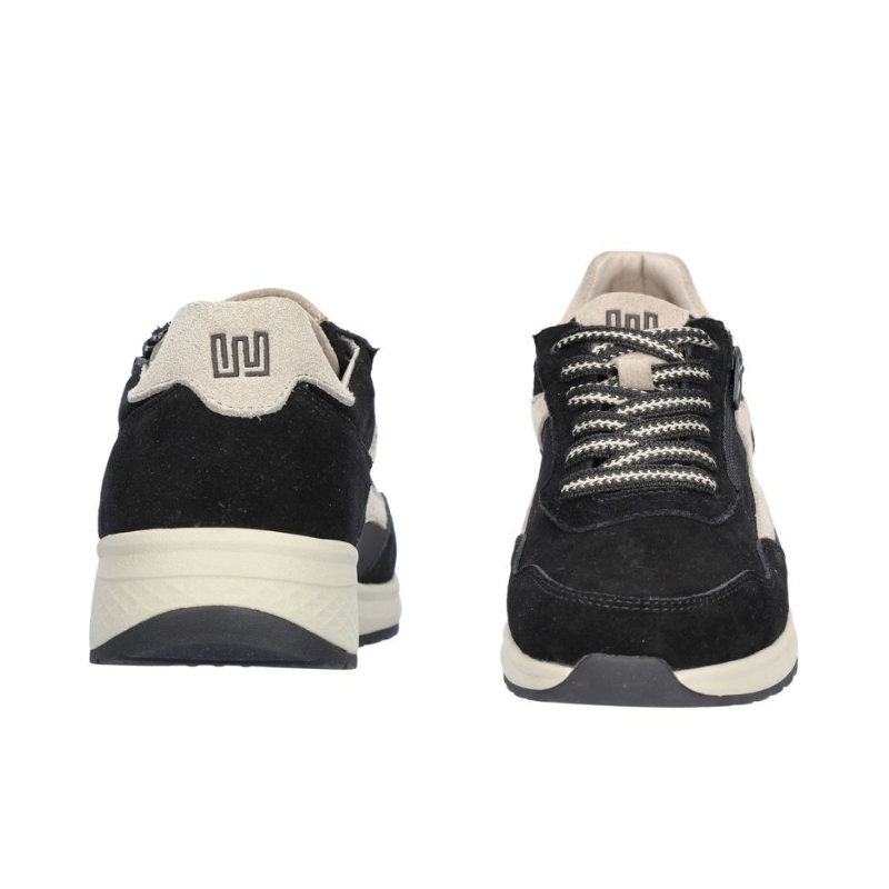 Velur nubuck sko 'Jenna' i svart