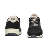 Velur nubuck sko 'Jenna' i svart