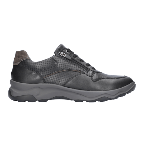 Waldläufer herresneaker - Sort læder