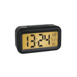 Vækkeur med LCD display - Sort