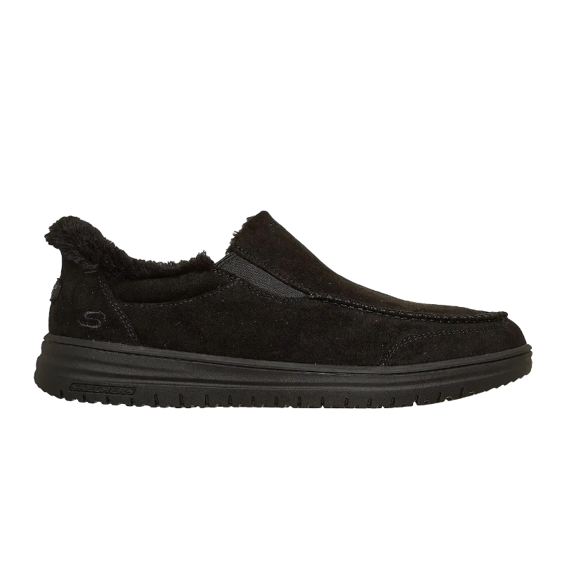 Skechers slip-in herrehjemmesko - Svart