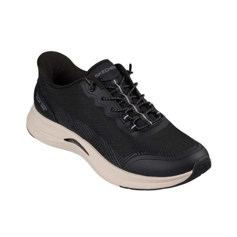 Skechers slip-in damesneaker - Svart