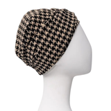 Lea turban - Svart Beige