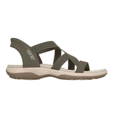 Skechers slip-in damesandal - Grøn