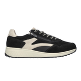Velur nubuck sko 'Jenna' i svart