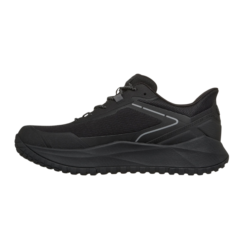Skechers sporty slip-in herresneaker - Svart
